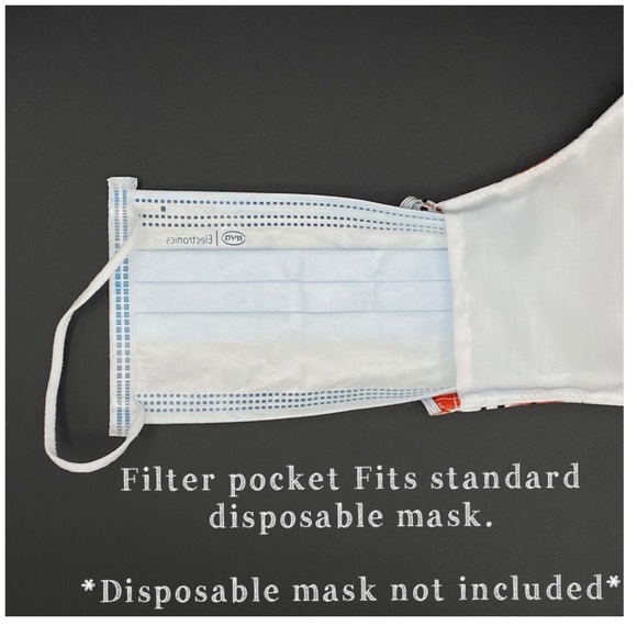 STAR WARS (beige) Fitted Cloth Face Mask ➕Filter - Picture 5 of 5